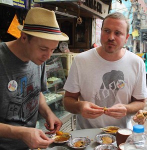 Safely eating Indian street food in India