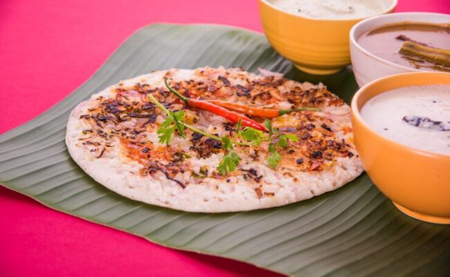 Indian Food Recipe : Uttapam